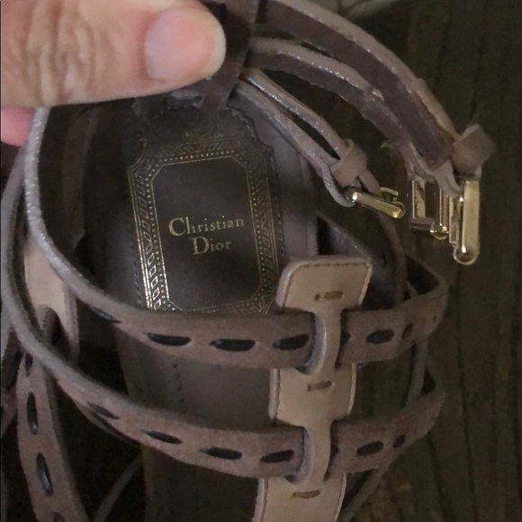 Christian Dior Wedges SIZE 38 - Picture 2 of 8